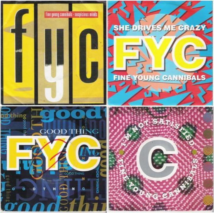 FINE YOUNG CANNIBALS - PAKKET!, Cd's en Dvd's, Vinyl Singles, Zo goed als nieuw, Single, Pop, 7 inch, Ophalen of Verzenden