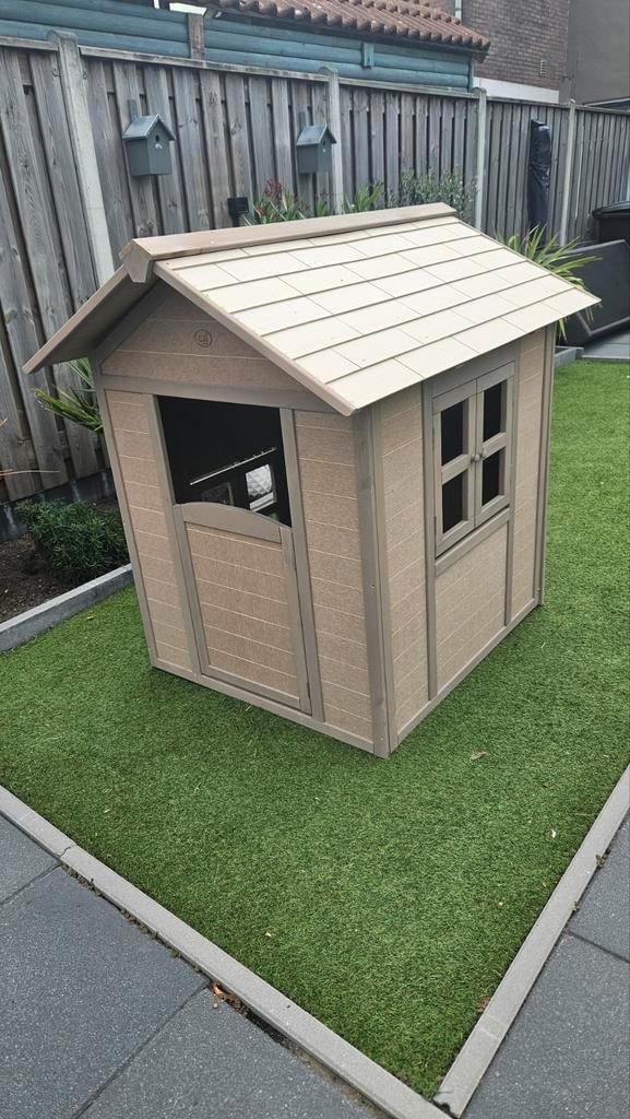 Lakeside Speelhuis - Perfect voor Uren Speelplezier!, Kinderen en Baby's, Speelgoed | Buiten | Speelhuisjes, Nieuw, Kunststof