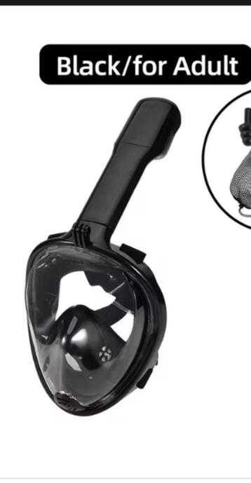 Zwarte Duikbril - Duikmasker - Snorkel - Zwemmen beschikbaar voor biedingen