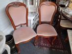 2 x nette noten stoelen 75.00 p.s, Ophalen of Verzenden, Zo goed als nieuw