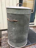Oude Zinken Ton - 100 jaar oud, Ophalen, Gebruikt, 40 liter of meer, Metaal
