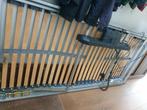 Electrisch verstelbaar 1 persoons bed. Werkt nog prima!, Ophalen, 90 cm, Eenpersoons, Bruin