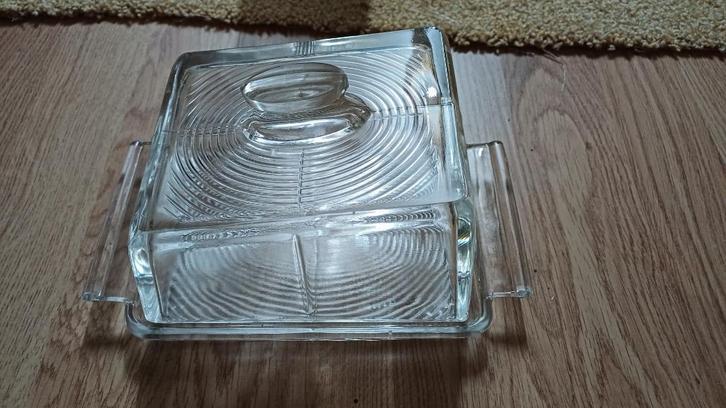 Glazen kaasstolp, Antiek en Kunst, Antiek | Glas en Kristal, Ophalen of Verzenden