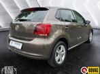 Volkswagen Polo 1.2 TSI 90PK 2013 Match CRUISE PDC, Auto's, Gebruikt, Zwart, 4 cilinders, Bruin