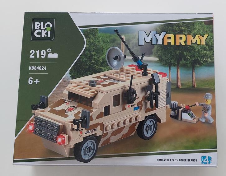Nieuw in doos: Blocki army set, Kinderen en Baby's, Speelgoed | Bouwstenen, Nieuw, Overige merken, Ophalen of Verzenden