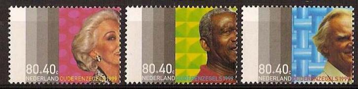 Nederland NVPH nr 1818/20 postfris Ouderen 1999, Postzegels en Munten, Postzegels | Nederland, Postfris, Na 1940, Verzenden