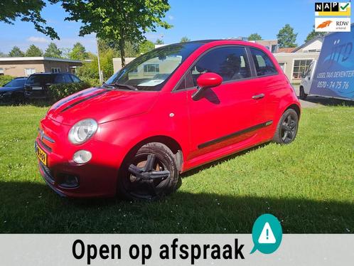 Fiat 500 S 0.9 TwinAir cabrio 500 S met nap ! Met nw apk ! I, Auto's, Fiat, Bedrijf, Te koop, ABS, Airbags, Airconditioning, Boordcomputer