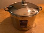 Steelex Stockpot - RVS Kookpan met Deksel, Huis en Inrichting, Keuken | Potten en Pannen, Kookpan of Snelkookpan, Inductieplaat