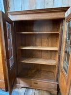 Art Nouveau vitrinekast kast, Antiek en Kunst, Ophalen