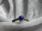 Mooie Fijne Zilveren Ring met Lapis Lazuli, Verzenden, Zilver, Ring, Met edelsteen