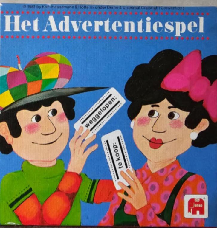 Het advertentie spel 1981, Hobby en Vrije tijd, Gezelschapsspellen | Kaartspellen, Gebruikt, Ophalen of Verzenden