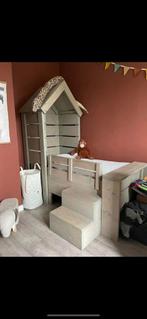 Kinderbed huisje, Ophalen, Zo goed als nieuw, Hoogslaper