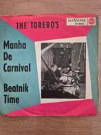 Single The Torero's - Manha de Carnival / Beatnik Time, Gebruikt, 7 inch, Single, Ophalen of Verzenden