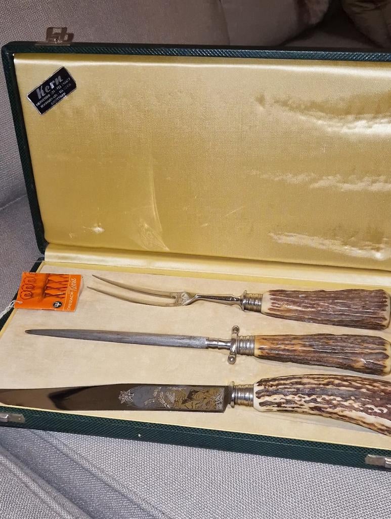 Wusthof Solingen Messen Set Compleet, Antiek en Kunst, Antiek | Bestek, Ophalen