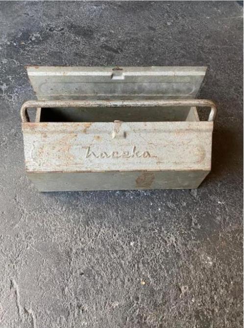 Vintage Haceka gereedschapskist rond 1950, Doe-het-zelf en Verbouw, Gereedschapskisten, Gebruikt, Ophalen of Verzenden