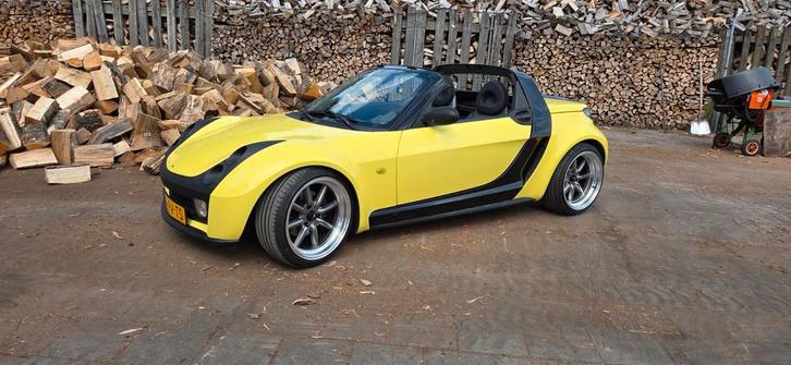 Smart Roadster 0.7 82pk brabus look 2005 originele nl auto, Auto's, Smart, Bedrijf, Roadster, Benzine, A, Cabriolet, Handgeschakeld