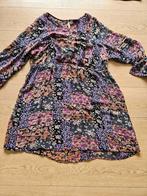 Jurk maat 46 bloemenpatroon, Kleding | Dames, Ophalen of Verzenden, Gedragen, Maat 46/48 (XL) of groter, Knielengte