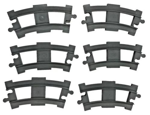 LEGO Duplo bocht rails 6x grijs treinspoor origineel spoor, Kinderen en Baby's, Speelgoed | Duplo en Lego, Zo goed als nieuw, Duplo