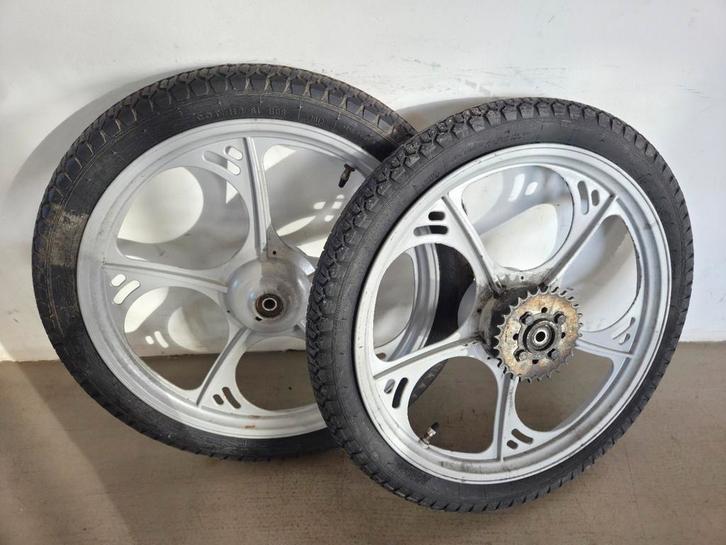 Tomos A35/A52 Wielen Set Grijs Origineel, Motoren, Accessoires | Overige, Gebruikt, Ophalen of Verzenden