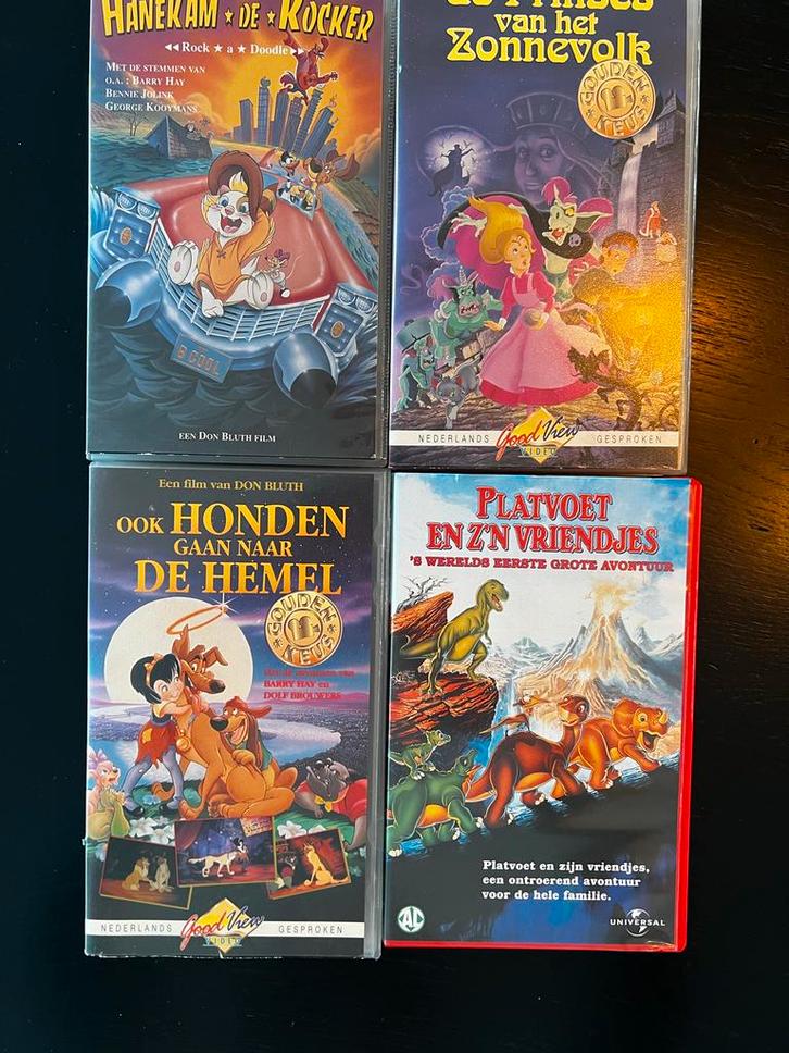 VHS Videobanden - kinderfilms, Cd's en Dvd's, VHS | Kinderen en Jeugd, Zo goed als nieuw, Overige soorten, Overige typen, Vanaf 12 jaar