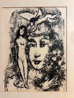 Marc Chagall, Le Clown, Antiek en Kunst, Kunst | Litho's en Zeefdrukken, Ophalen of Verzenden