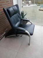 leren zit/relaxfauteuil, Ophalen of Verzenden, Zo goed als nieuw, 50 tot 75 cm