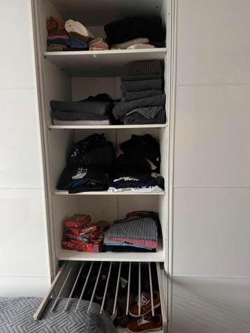 Witte IKEA Pax Kast met Schuifdeuren (3 meter breed) - afbeelding 4