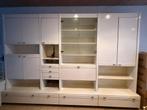 Grote witte wandkast, Huis en Inrichting, Kasten | Wandmeubels, Ophalen, Overige materialen, Gebruikt, 200 cm of meer