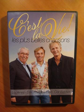 DVD Louis van Dijk - Philippe Elan - Cor Bakker, gesigneer beschikbaar voor biedingen