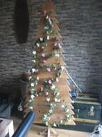 Houten Kerstboom Decoratie., Woon Decoratie en Kerst Decoratie., Zo goed als nieuw, Ophalen