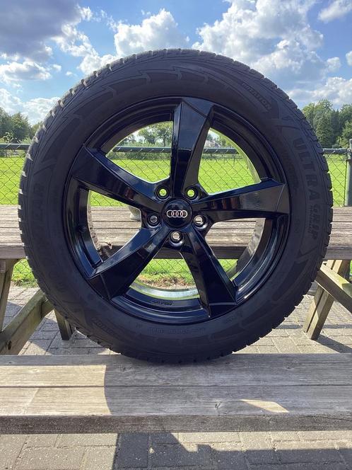 18” velgen Audi Q3 Goodyear️banden 235-55-18 4x7 mm, Auto-onderdelen, Banden en Velgen, Banden en Velgen, Winterbanden, 18 inch