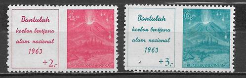 Indonesie 1963 Slachtoffers vulkaanuitbarsting Bali pfris, Postzegels en Munten, Postzegels | Azië, Postfris, Zuidoost-Azië, Verzenden