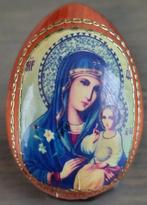 houten ei Madonna en Kind, Antiek en Kunst, Ophalen of Verzenden