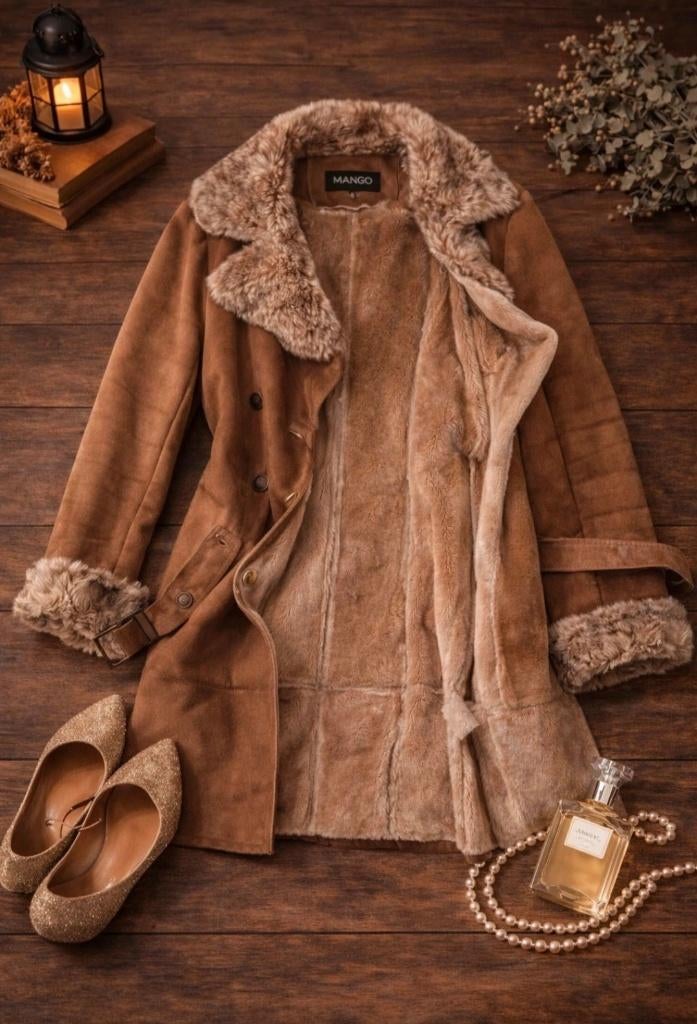 Beaumont lammycoat L, Bruin, Verzenden, Beaumont, Maat 42/44 (L)
