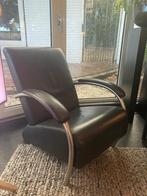 4 fauteuils leder, Huis en Inrichting, Fauteuils, Ophalen, Gebruikt, Hotelchique, modern, 50 tot 75 cm