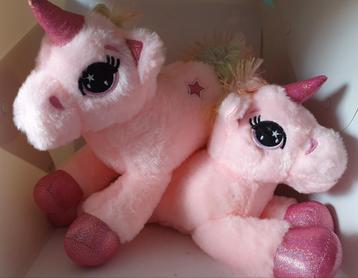 Nieuwe unicorn knuffels, eenhoorn roze knuffel beschikbaar voor biedingen