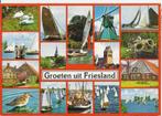 Kr1985 gelopen ansichtkaart groeten uit friesland, Ophalen of Verzenden, 1980 tot heden, Gelopen, Friesland