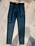 Nieuwe Studio Anneloes Margot broek met leer maat M, Kleding | Dames, Ophalen, Nieuw, Zwart