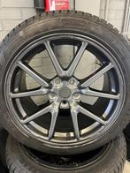 Origineel 18" Tesla model 3 winter set, 18 inch, Gebruikt, Banden en Velgen, 235 mm