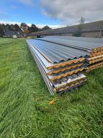 Sandwichpanelen, Zo goed als nieuw, 15 m² of meer, Metaal, Grijs
