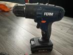 Ferm Accuboormachine 16V, Gebruikt, Variabele snelheid, Ophalen of Verzenden, Boor- en Schroefmachine
