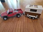 Jeep met trailer van Schleich, Ophalen of Verzenden, Zo goed als nieuw