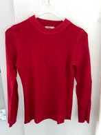 Dames trui sweater rood ribbel maat S, Ophalen of Verzenden, Zo goed als nieuw, Maat 36 (S), May