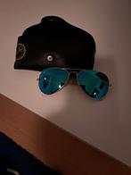 Blauwe rayban zonnebril, Blauw, Ophalen of Verzenden, Zonnebril, Zo goed als nieuw
