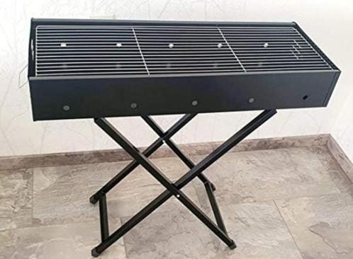 Houtskoolbarbeque klapbare BBQ Grilloppervlak 82 x 32 cm, Tuin en Terras, Houtskoolbarbecues, Nieuw, Ophalen of Verzenden