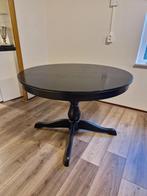 Uitschuifbare ronde IKEA tafel - Zo goed als nieuw!, Ophalen, 100 tot 150 cm, Rond, Zo goed als nieuw
