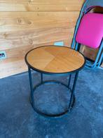 Bijzettafel, Ophalen, Minder dan 55 cm, Metaal of Aluminium, Rond