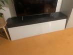 Bovenblad wit glas 180x40 Ikea Besta, Ophalen, 150 tot 200 cm, Nieuw, Glas