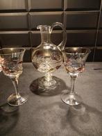 Art Deco Karaf met Glazen - Roemeens Vintage, Antiek en Kunst, Ophalen of Verzenden