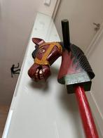 Stokpaardje met wieltje, Ophalen, Gebruikt, Rij- of Hobbelspeelgoed